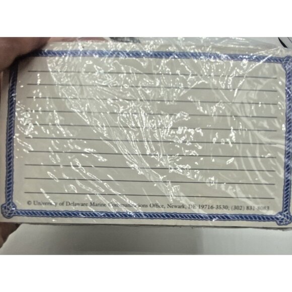 University of Delaware Fish Theme Recipe Cards 3"x5" New Lot of 2 Coastal Ocean - Picture 14 of 14